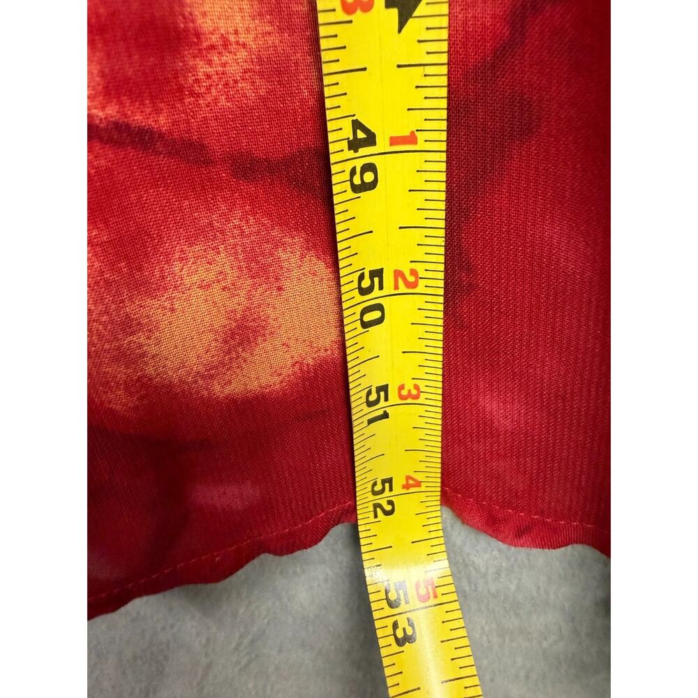 Rabbit Rabbit Rabbit Designs 12 Maxi Dress Matching Cardigan Red Floral Batik - Picture 15 of 15